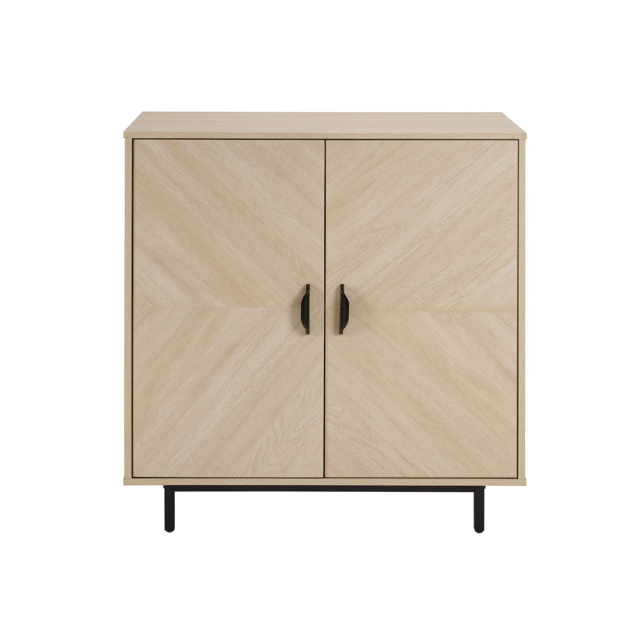Storage Cabinet With Doors, Modern Accent Cabinet,Wood Grain Decoratio Buffet Sideboards For Living Room, Kitchen,Enterway_voghion.com